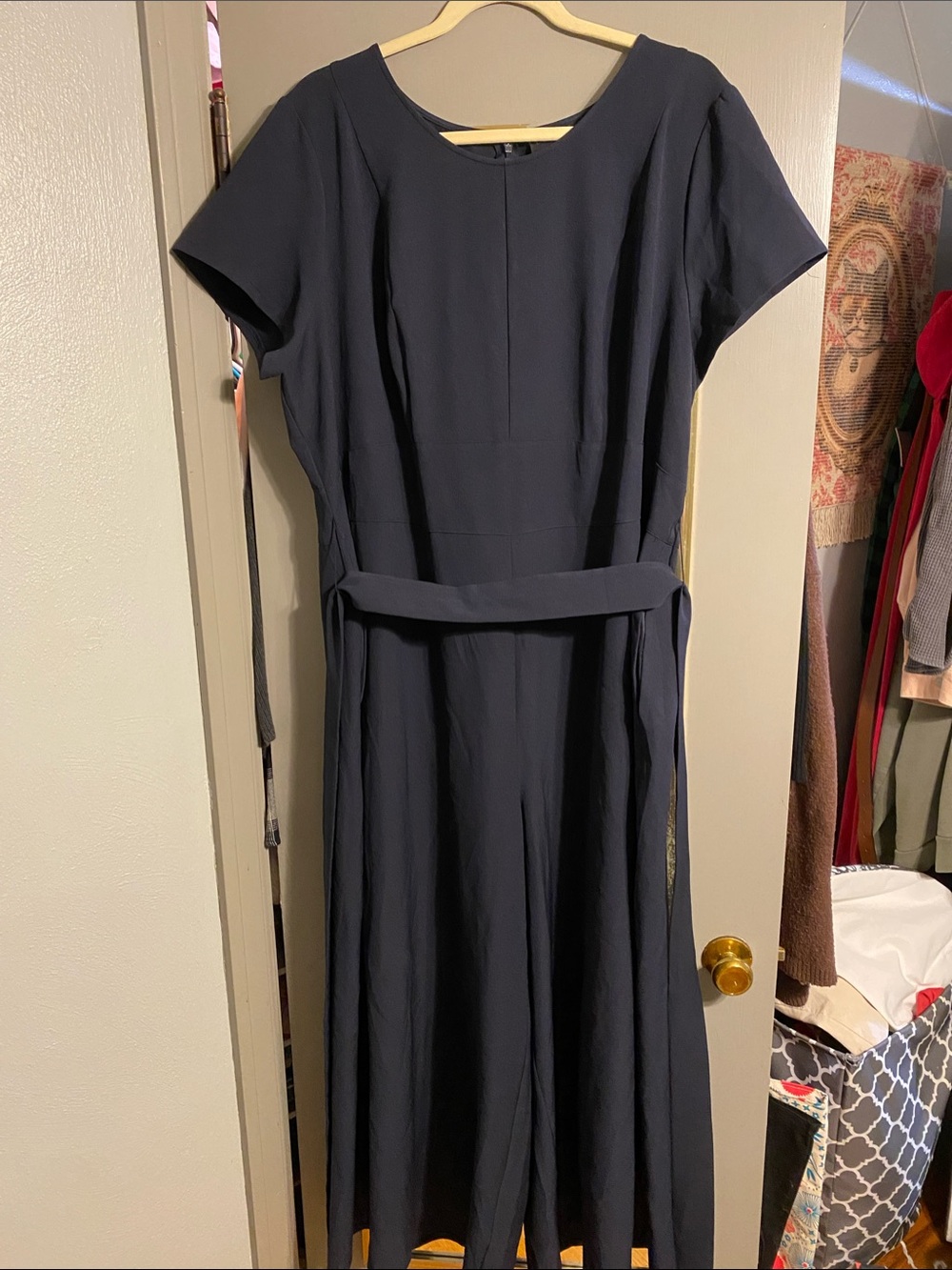Lane Bryant Navy Jumpsuit - Picture 2 of 5